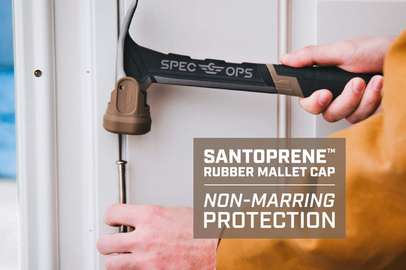 Spec-Ops Spec Ops Tools Nailing Hammer, 20 oz, Rip Claw, Smooth Face, Shock-Absorbing Grip, 3% Donated to Veterans - Image 2